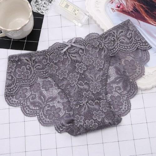 Yasemeen Hot Underwear Lace Cute Brand Panties Seamless Cotton Breathable Panty Hollow Briefs Girl Sexy Intimate For Women