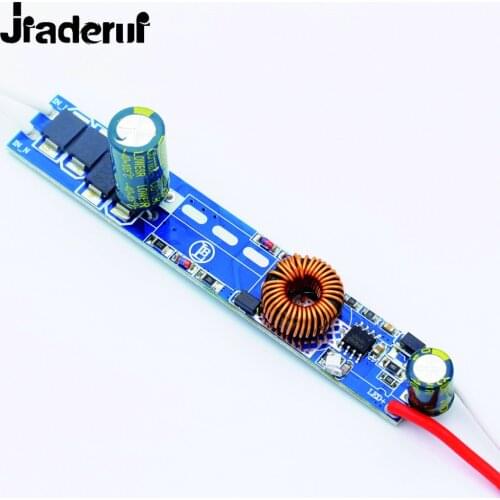 Jiaderui 2pcs DC 12V - 36V to DC 24W 12W 18W 25W LED Tube Driver T5 T8 T10 LEB Solar Lamp Power Adapter