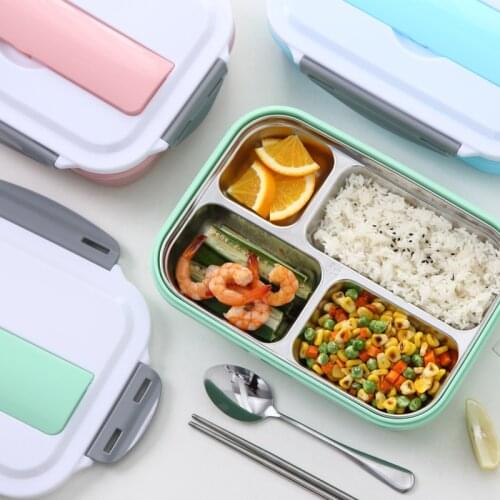 ONEUP 304 Stainless Steel Lunch Box With Thermal Bag BPA Free Bento Box Microwavable Food Container For Students Office Worker