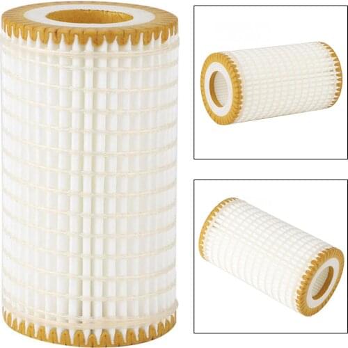 Oil Filter Car Engine Oil Filter A0001802609 for Benz C CLK E G GLK ML R S Series Grid Cloth Auto Replacement Accessories