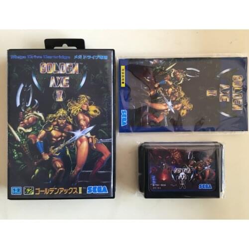 MD Game : GOLDEN AXE II ( Japan Version!! box+manual+cartridge!! )