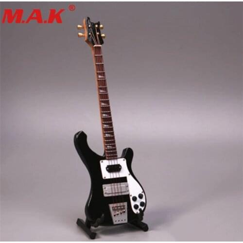 1/6 scale electric guitar model music instrument for 12" toy doll black/red color for 12 inches action figures doll accessory