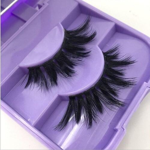 HBZGTLAD Makeup Eyelashes 3D Mink Lashes Fluffy Crisscross Dramatic Mink False Eyelashes Handmade Reusable Lashes maquillage