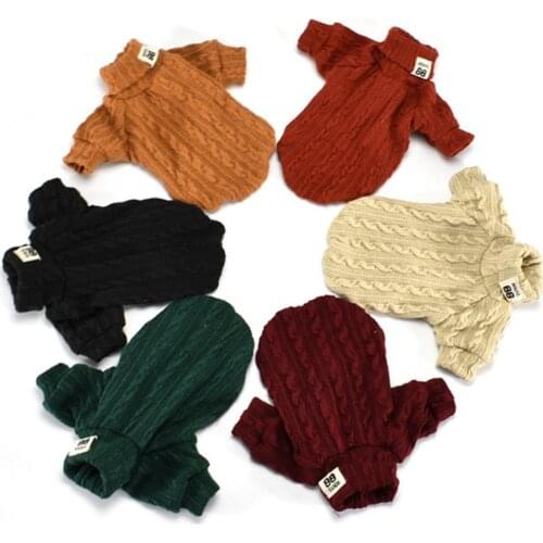 Dog Clothes For Medium Small Dogs Cat Clothing For Pet Dog Coat Sweater Dogs Jacket Chihuahua Wool TShirt Cat Vest Costume