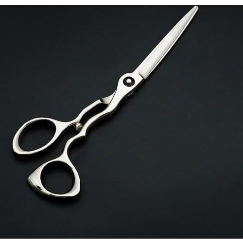 Purple Dragon 6.5 inch Bird Shape Hairdressing Japanese Scissors Silver Hair Cutting Shears Barber Tools Hair Clippers