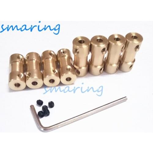 RC Car Boat Model Universal Coupler Joint Coupling Steel Shaft Connector DIY Motor Shaft Fitting Accessory