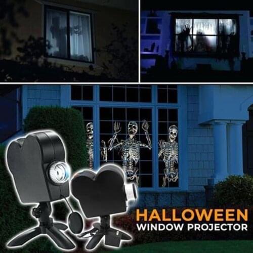 Christmas Halloween Laser Projector 12 Movies Mini Home Theater Projector Indoor Outdoor Window Wonderland Projector For Kids