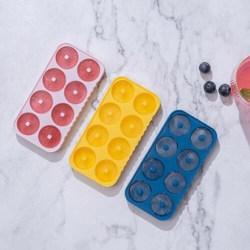 Honeycomb Ice Cube Trays With Removable Lids Silicone Ice Cube Mold Household DIY Easy Demoulding 8-cell Ice Tray Cube Mold New