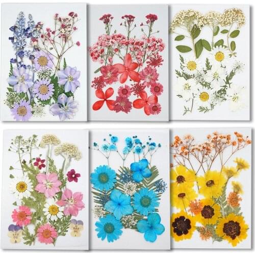 Solid Wood Embossing Dried Flower Plants DIY Epoxy Resin Pendants Necklaces Jewelry Production Crafts Dry Flower Makeup Girl