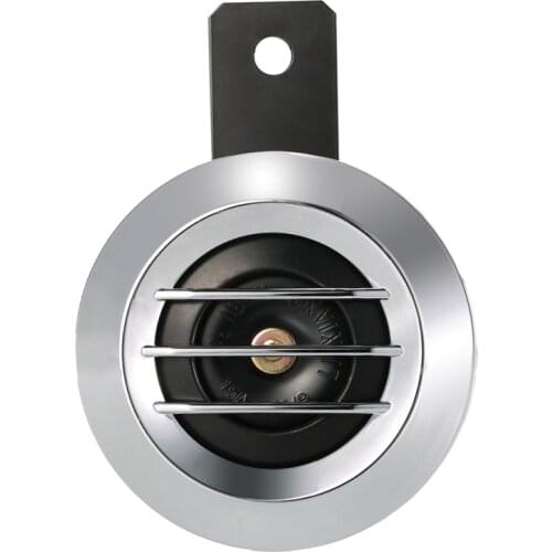 Universal Waterproof Motorcycle Round Electric Horn DC 12V 105DB Round Loud Horn Speakers for Motorcycle