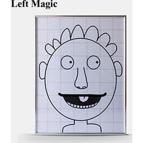 Magic Ultimate Frame Abdomen Frame (Small,36cm*28cm) Magic Tricks Magician Stage Illusion Gimmick Props Comedy Mentalism Magie