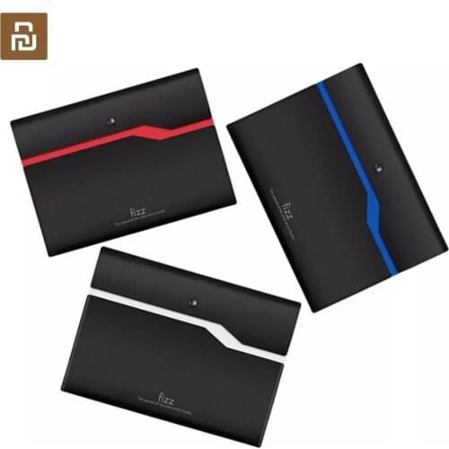 Youpin Fizz Waterproof Double-layer A4 File Folder High quality A4 File Document Bag Pouch Bill Folder Holder Organizer 6PCS