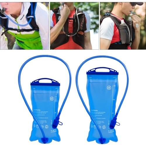 1.5-2L BPA Free Hydration Bladder Water Reservoir Storage Bag for Bicycling Hiking Camping Backpack Running Outdoor Sports