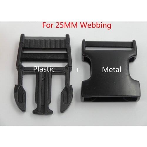 10pcs/lot buckles for 25mm webbing for DIY coat backpacks webbing high quality accessories wholesale free shipping