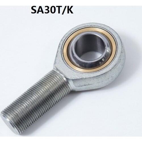10pcs SA30T/K SA30TK P0SA30 30mm Rod Ends Plain Bearings Fish Eye Rod End Joint Bearing
