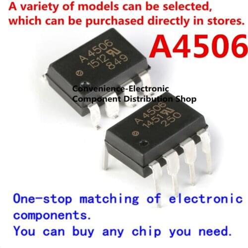 10PCS/Pack A4506 SOP SMD DIP HCPL-4506-500E HCPL-4506-000E photocoupler IC