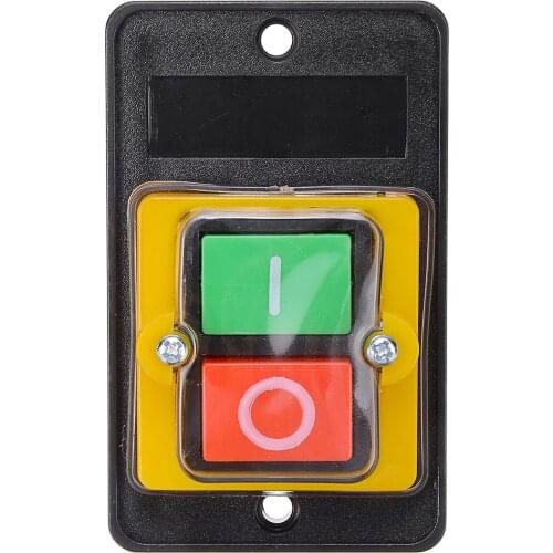 10A 380V Waterproof Pushbutton Power On/Off Push Button Cutting Machine Drill Switch KAO-5/ BSP210F-1B For Electric Equipment