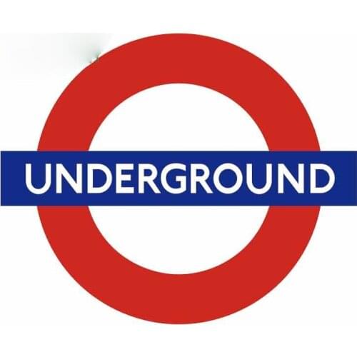 13cm x 10.6cm for London Metro London Underground Personality Creative Car Stickers Vinyl Bumper Decoration Decal