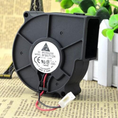 Free Shipping Original Delta BFB0712H 7530 DC 12V 0.36A projector blower centrifugal fan cooling fan