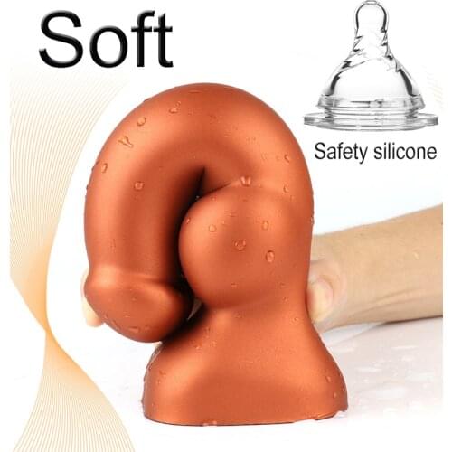 Big Buttplug Anal Sex Toys Super Soft Butt Plug Suction Cup Dildo Erotic Dilatador Anal Gay Women Men Ass Prostate Massage Tool