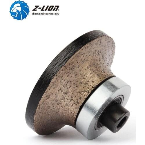 Z-LION 1PC Diamond Grinding Wheel A30 M10 Thread Stone Profiling Wheel Wet Use Granite Marble Coutertop Router Bit Diameter 73mm