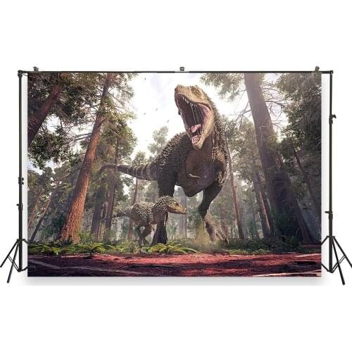 HUAYI Photo Background Newborns Baby Shower Birthday Photography Backdrops Dinosaur Party Studio Photobooth Backdrop XT-6955
