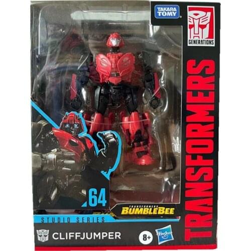 Hasbro Transformers Toys Studio Series SS64 Deluxe Transformers: Bumblebee Movie Cliffjumper Action Figure toys for Kids