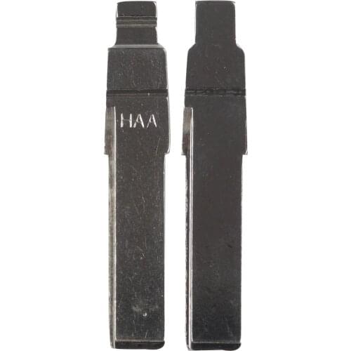Kutery 10pcs #31 Haa Flip Remote Car Key Blanks For Audi For Vw Passat Bora Seat Skoda Hu66 Key Blade