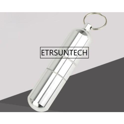 200pcs Metal Cigarette Box Holder Aluminum Portable Keychain Cigarette Case Storage For Outdoor Camping Smoking Accessories