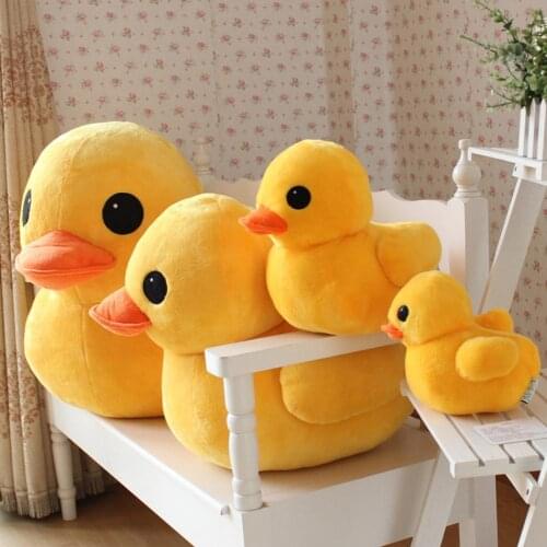 Lovely Cartoon Duck Stuffed Plush Toys Superior Quality Kids Children Skillful Manufacture Cute shape Hongkong Animal Toys Gift