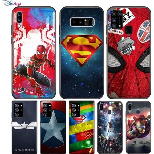Avenger Marvel Superhero For Samsung Galaxy Note 20 10 9 8 Plus Ultra Lite M31 M31S M10 M20 M02 M30 M40 Soft Phone Case