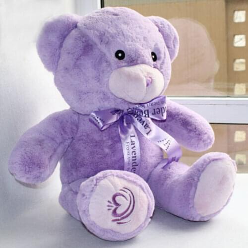 22" Purple Lavender Teddy Bear Stuffed Animal Plush & Soft Toy Cute Doll Toys For Children Cute Plush Holiday Gift