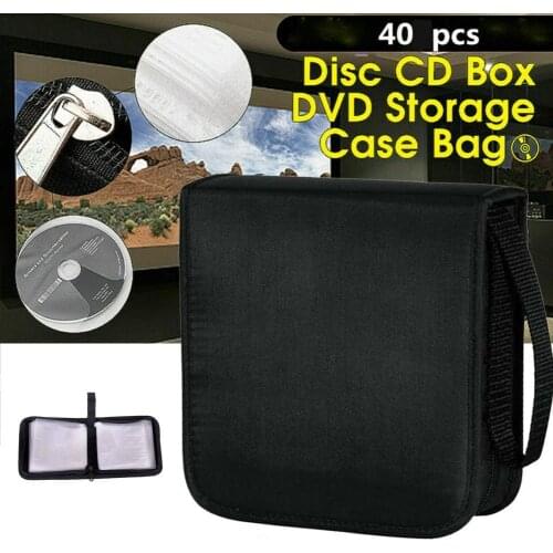 Durable CD Bags Accessories High-grade Oxford Bag Car Cover Carrying Storage Holder Case Box CD Organizer Bag Album W3N4