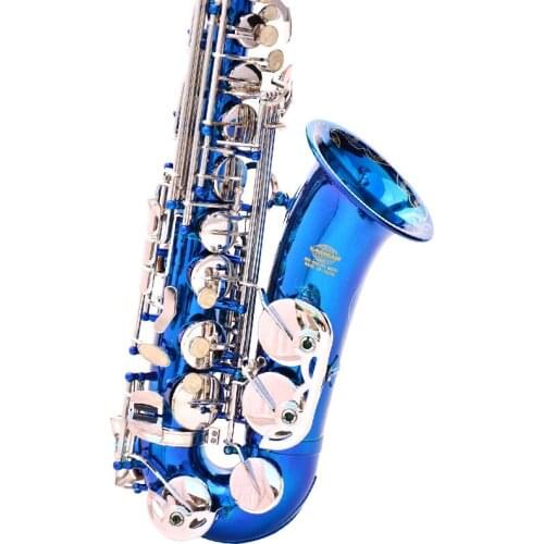 Blue Of Silver With Nickel Plated Brass Alto Instrument Accessories Professional Eb OEM China Sax Saxophone Alto