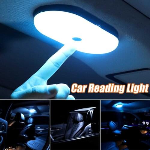LED Automobile Car Interior reading light Dome 3 Light Color Changing USB Charging Roof Ceiling Magnet Lamp Night Light