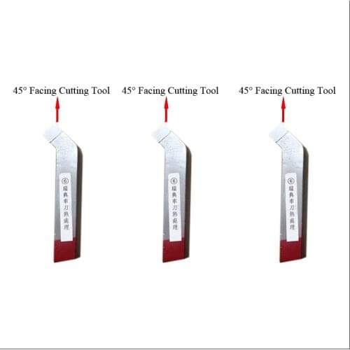 10*10mm 10x10mm 12*12 12x12 16*16 16x16 20*20 20x20 45 Degree Tungsten Carbide CNC Lathe End Facing Face Cutting Tool Bit Holder