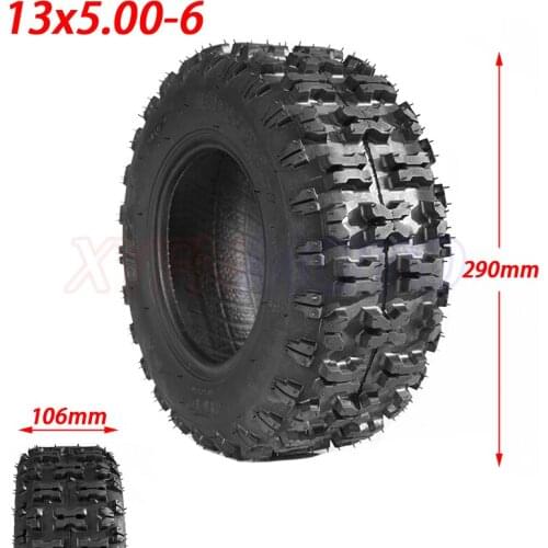 13X5.00-6 Inch Tire Snow Plow Tyre 13 * 5.00-6 Gas Or Electric Scooter Mini Quad ATV