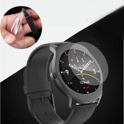 3pcs Soft Ultra Clear Protective Film Guard For Ticwatch 2 Ticwatch2 Smart Watch Full Screen Diaplay Protector Cover (Not Glass)