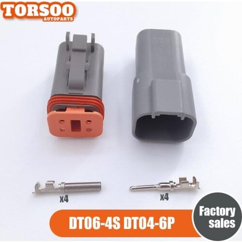 1 Set 4 Way Deutsch DT Connector DT06-4S DT04-4P W4S W4P