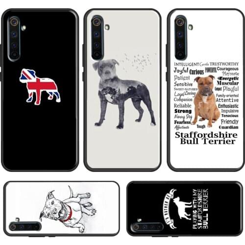 American Staffordshire Terrier Phone Case For OPPO Realme GT C3 C11 C15 Q3 6 7 8 Pro Coque For OnePlus 9 Pro 7T 8T Nord