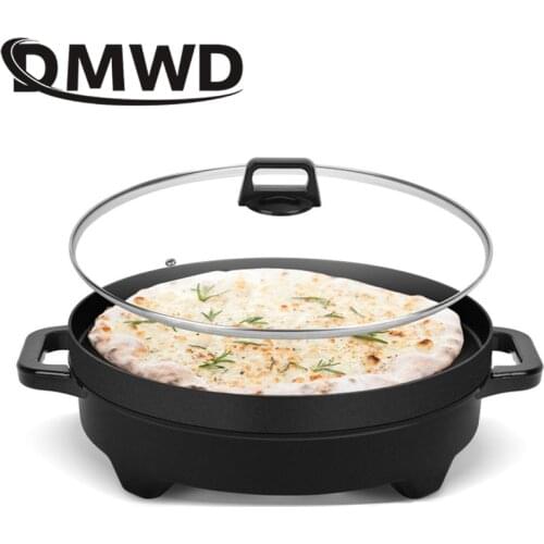 DMWD Commercial Electric Crepe Baking Pan Cereal Dough Pancake Maker Stove Grill Omelet Egg Roll Frying Machine Griddle EU Plug