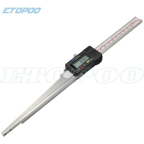 High quality 0.2-10mm /20mm/30mm/40mm Electronic Digital Wedge Feeler Gauge for Power Plant use Wedge Feeler Gauge