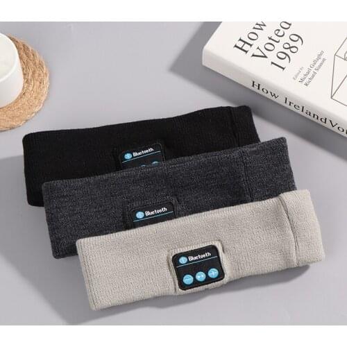 Hot sale Wireless Bluetooth Sports Headband Headphones Run Gym Sleep Music Headset Mic
