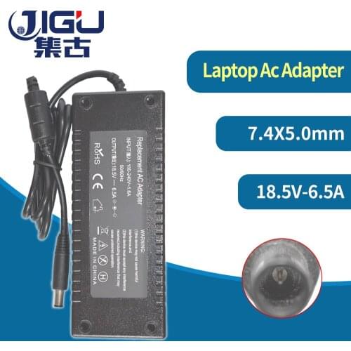 JIGU 18.5V 6.5A 120W 7.4*5.0MM 391174-001 384023-001 AC Adapter Power Charger