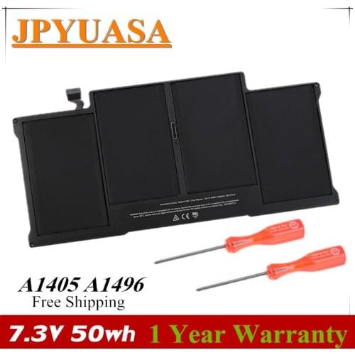 7XINbox 7.3V 50wh A1405 A1496 Laptop Battery For MacBook Air 13" A1369 2011 A1466 2012 MC503 MC504 MC965 MC966 020-7379-A