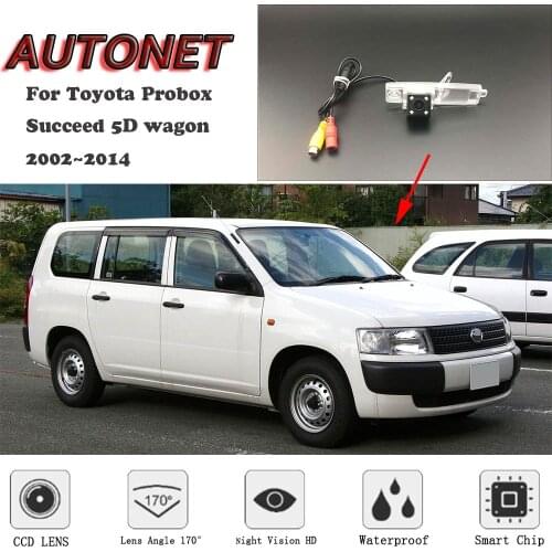 AUTONET Backup Rear View camera For Toyota Probox/Succeed 5D wagon 2002~2014 Night Vision /license plate camera/parking Camera