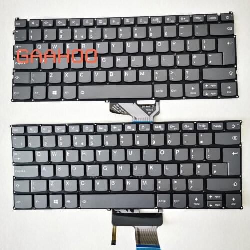 Brand new original UK/GB Backlight Keyboard for Lenovo IDEAPAD 720S-13 720S-14 AIR7000-13 Keyboard GRAY Type PW