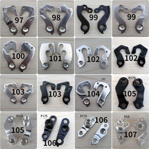 2PCS Bicycle rear Derailleur Gear Hanger Mech Dropout Fit For Jamis Frame Specialized Cube Felt Canyon GT Number 44-54