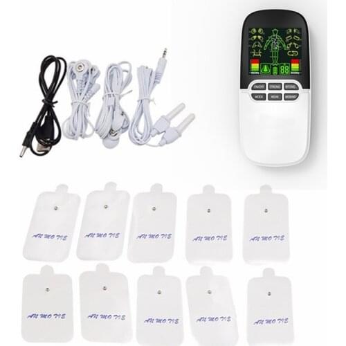 Rhinitis Laser Therapy Treatment Stimulation Tens Massage Acupuncture Weight Loss Dual Frequency Pulse with Electrode Pads 8Mode