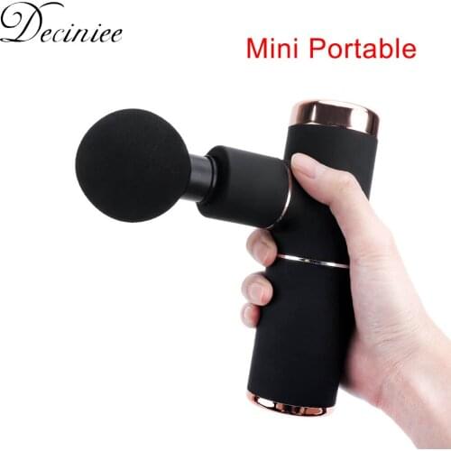 Mini Portable Fascia Gun USB Charging Electric Massage Gun Muscle Relaxation Pain Massager Percussion Therapy Fitness Equipment
